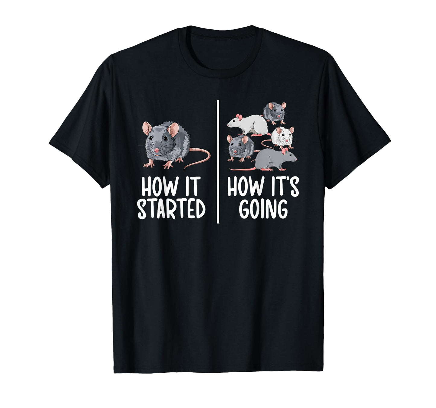 Rat Owner Funny Rat Lover Rat Mom Rat Dad T-Shirt