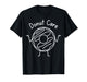 Donut Care Pun Line Art Funny T-Shirt