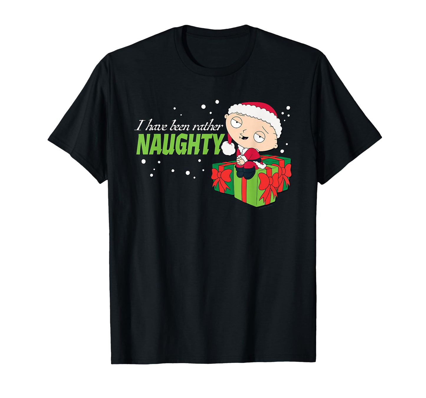 Family Guy Santa Stewie Funny Cartoon T-Shirt