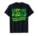 Support Squad Green PKD Kidney Disease Ribbon Butterfly T-Shirt
