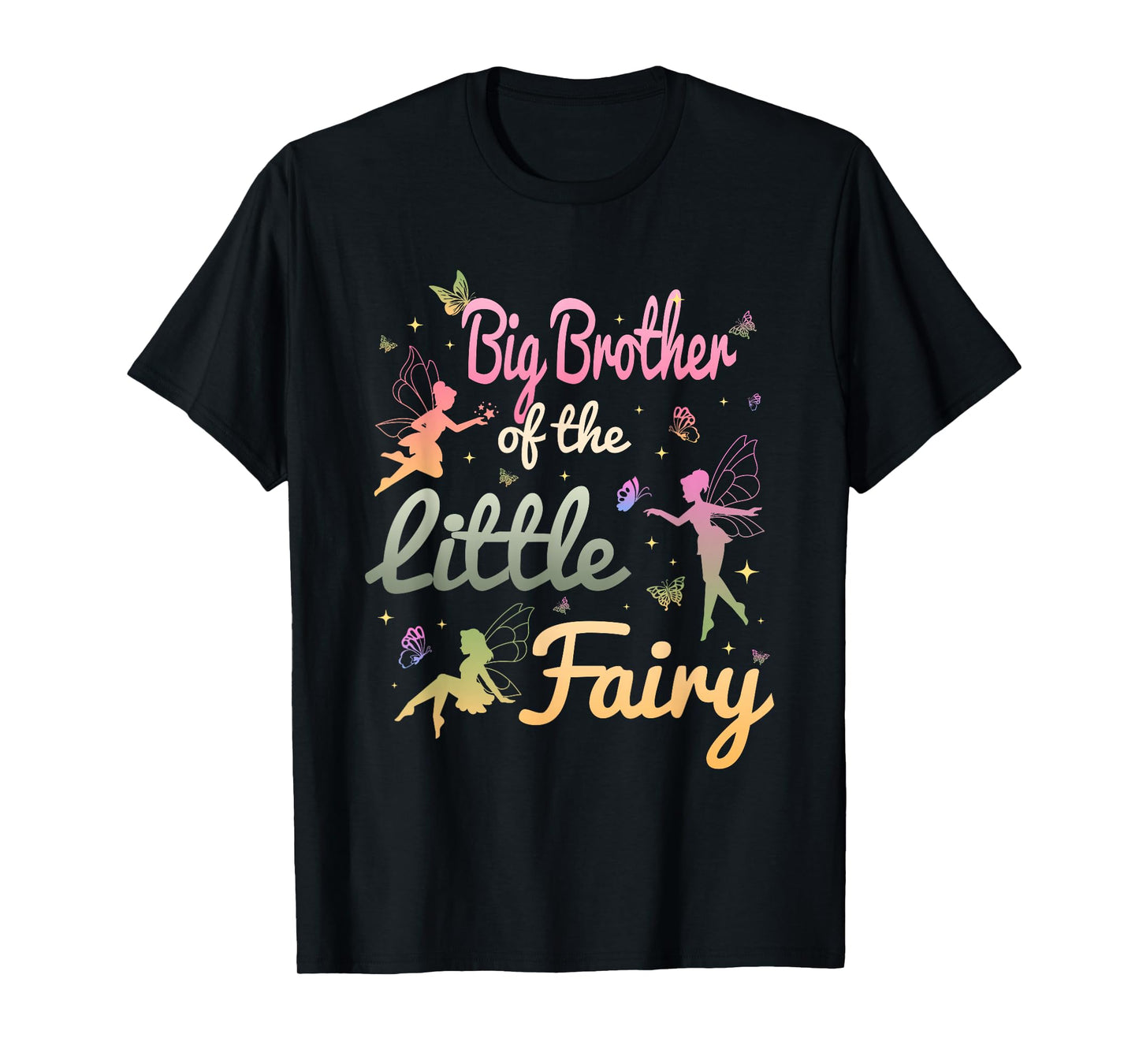 Big Brother of The Little Fairy 1St Birthday Girl Fairytale T-Shirt