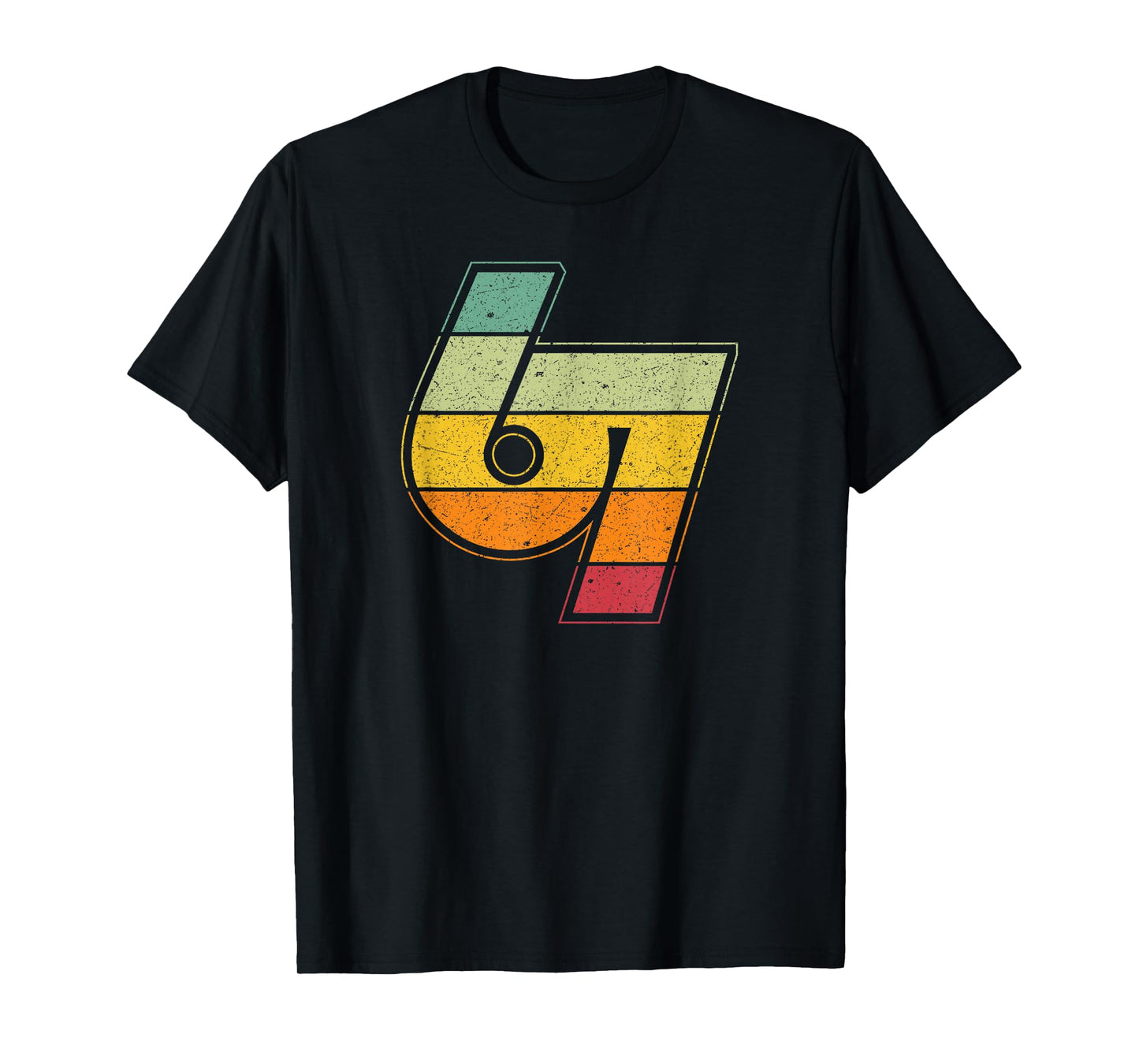 Vintage 6 7 Meme Six Seven Logo Namaste Funny Halloween T-Shirt