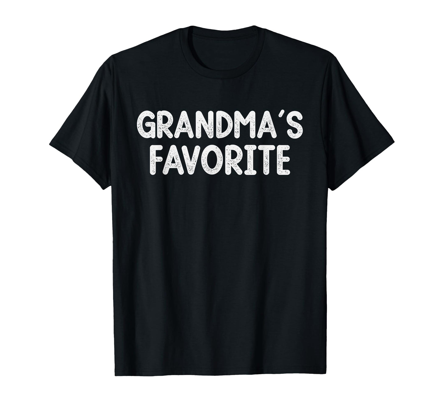 Funny Family Humor Grandparent Grandchild Grandma's Favorite T-Shirt