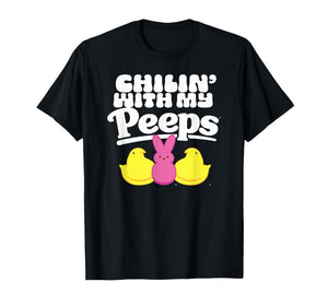 Peeps Chillin' with My Peeps Funny Poster T-Shirt