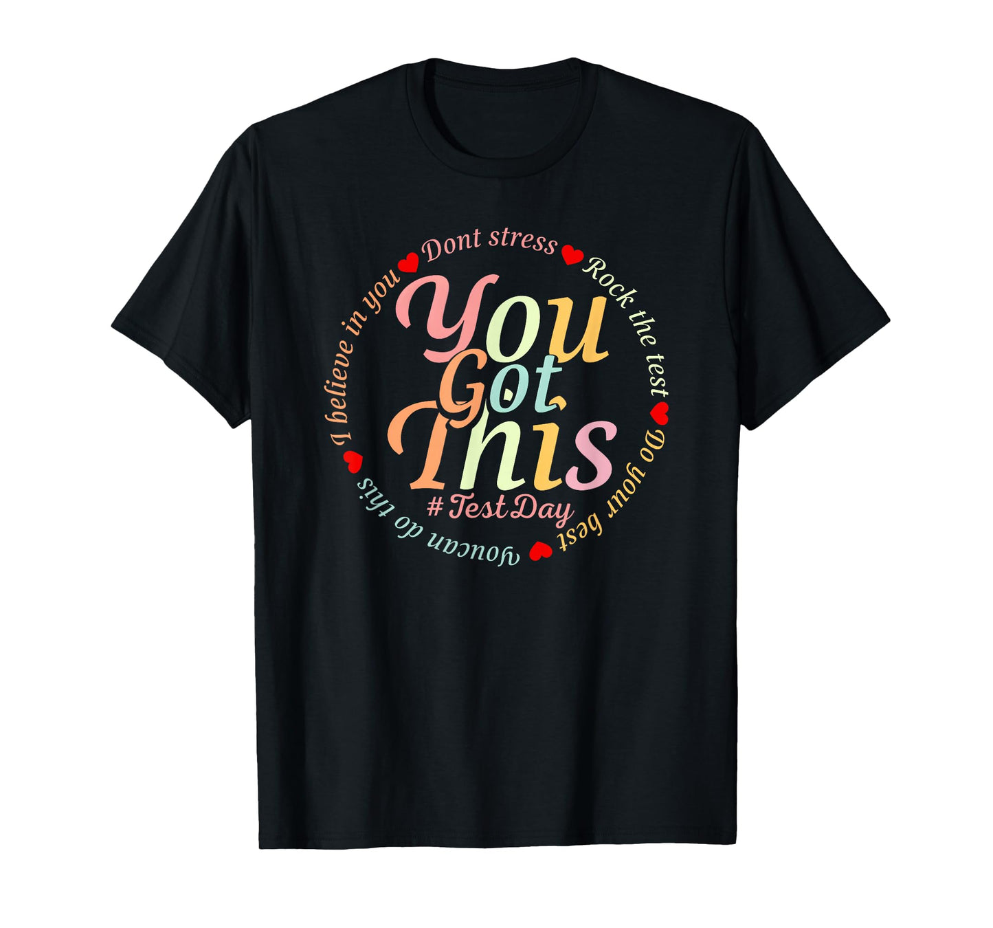 You Got This Don't Stress Rock The Test Test Day Teacher Kid T-Shirt