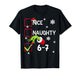 Funny Nice Naughty 6 7 Christmas 67 Meme Xmas Boys Girls T-Shirt