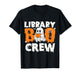 Library Boo Crew Book Lovers Funny Halloween T-Shirt
