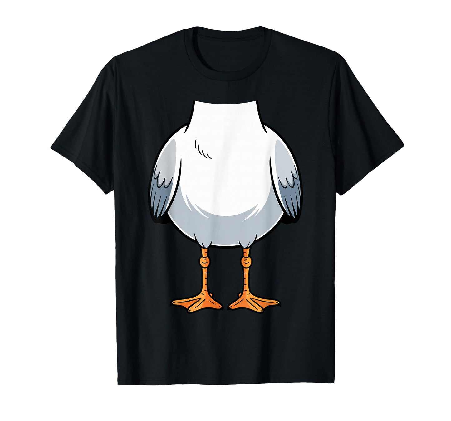 Seagull Shirt Adult Kids Men Women Seagull Costume T-Shirt