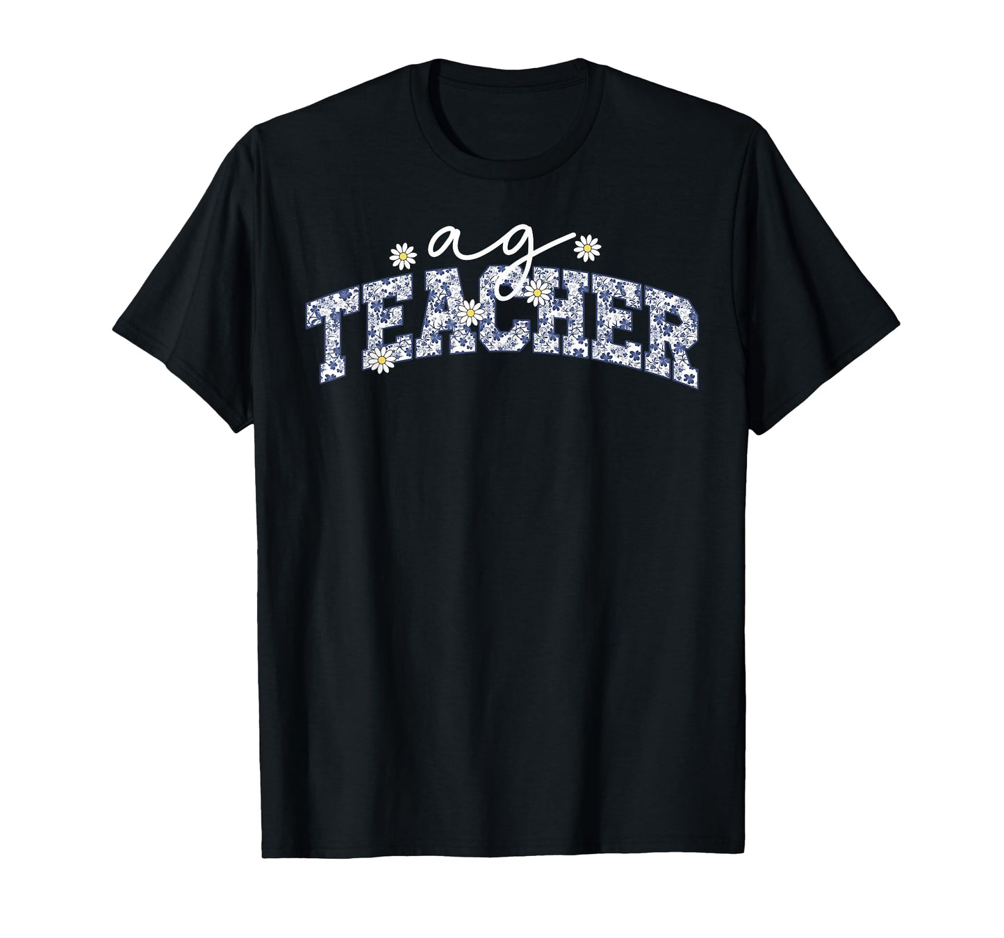 Toile Agriculture Teacher Daisy Flower Ag Teacher Farmer T-Shirt