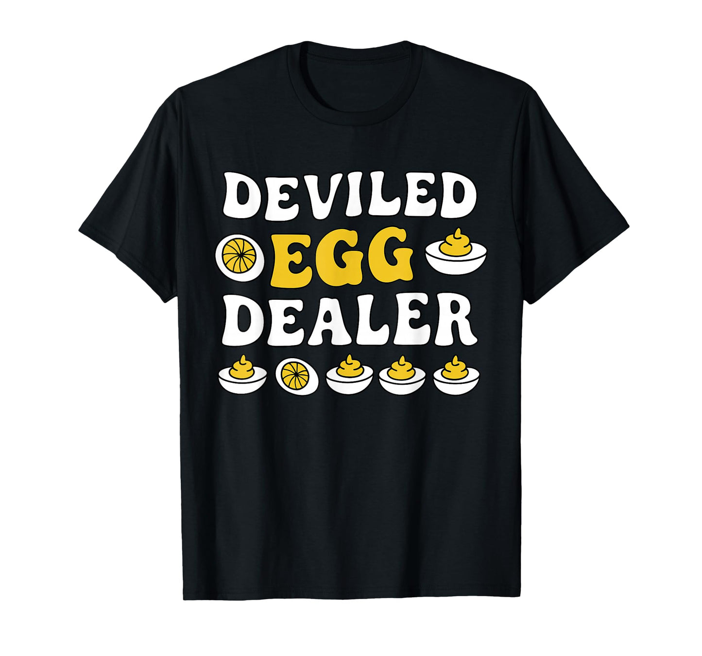 Groovy Deviled Egg-Dealer Thanksgiving Dinner Food T-Shirt