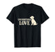 Unconditional Love Dog Silhouette T-Shirt