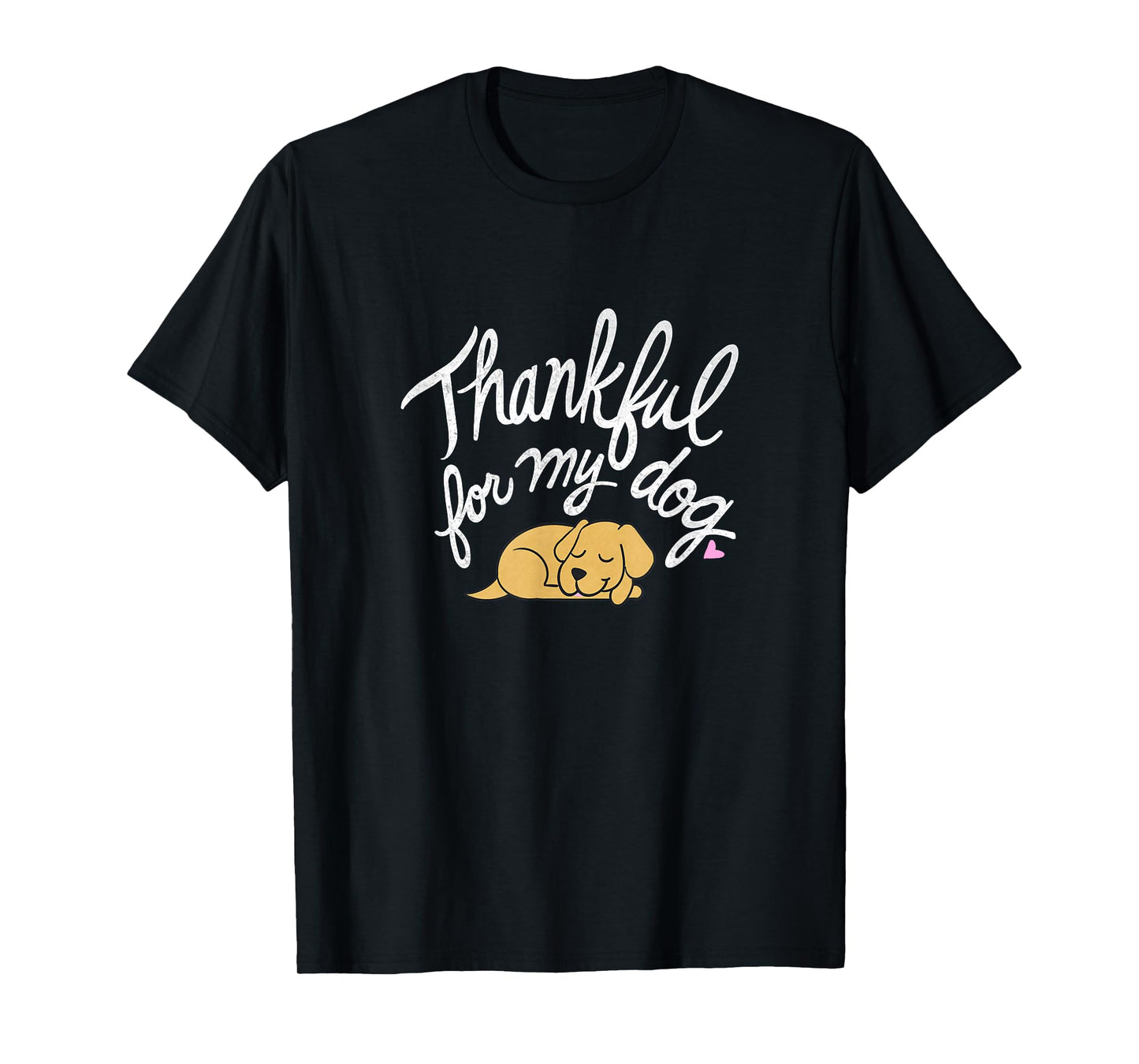 Thankful for My Dog Thanksgiving Dog Lovers T-Shirt