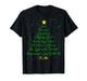 Christian Christmas Jesus Bible Names Xmas Tree Shaped T-Shirt