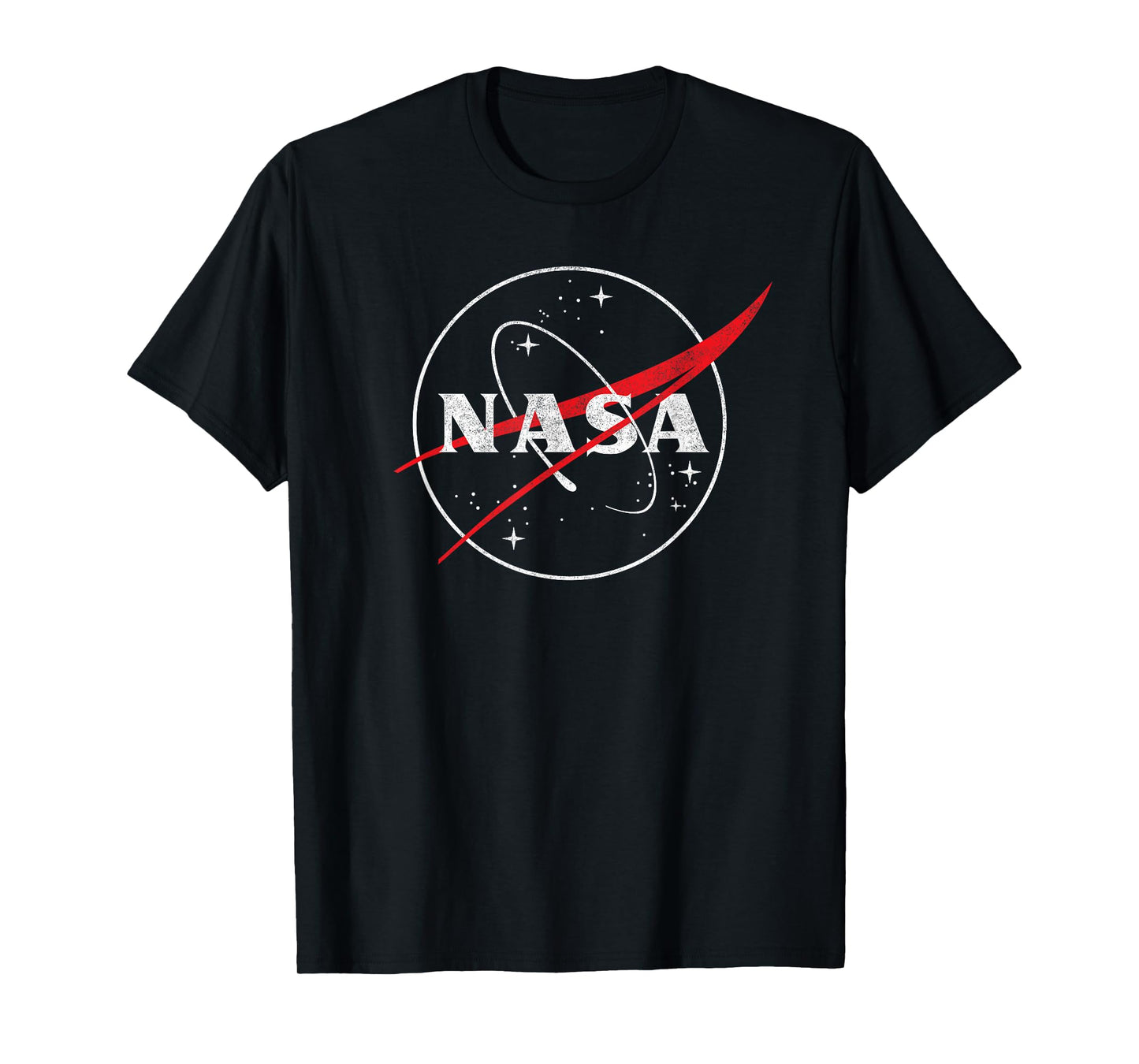 NASA Logo Retro Distressed Space Exploration Science STEM T-Shirt