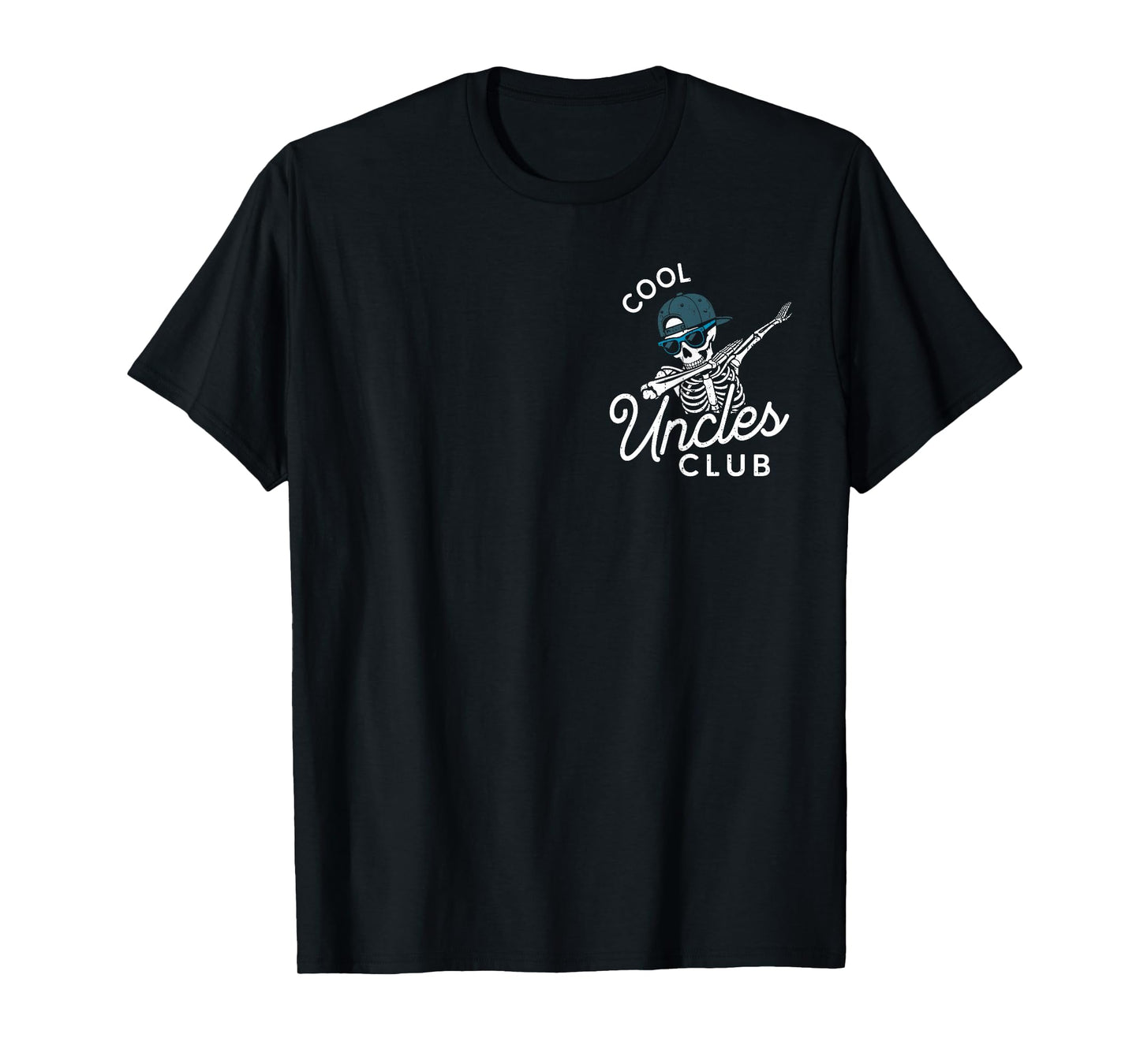 Funny Cool Uncles Club Shirt Funny Skeleton Uncle Men T-Shirt