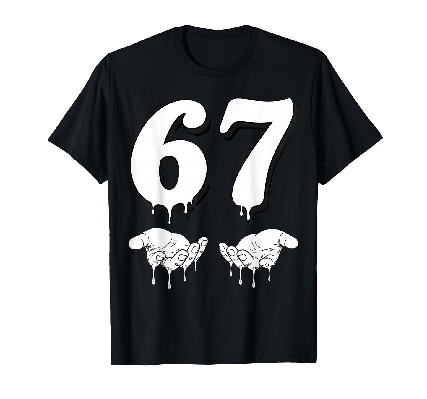 Cool Six Seven 6 7 Meme Gen Alpha Slang Costume Matching T-Shirt