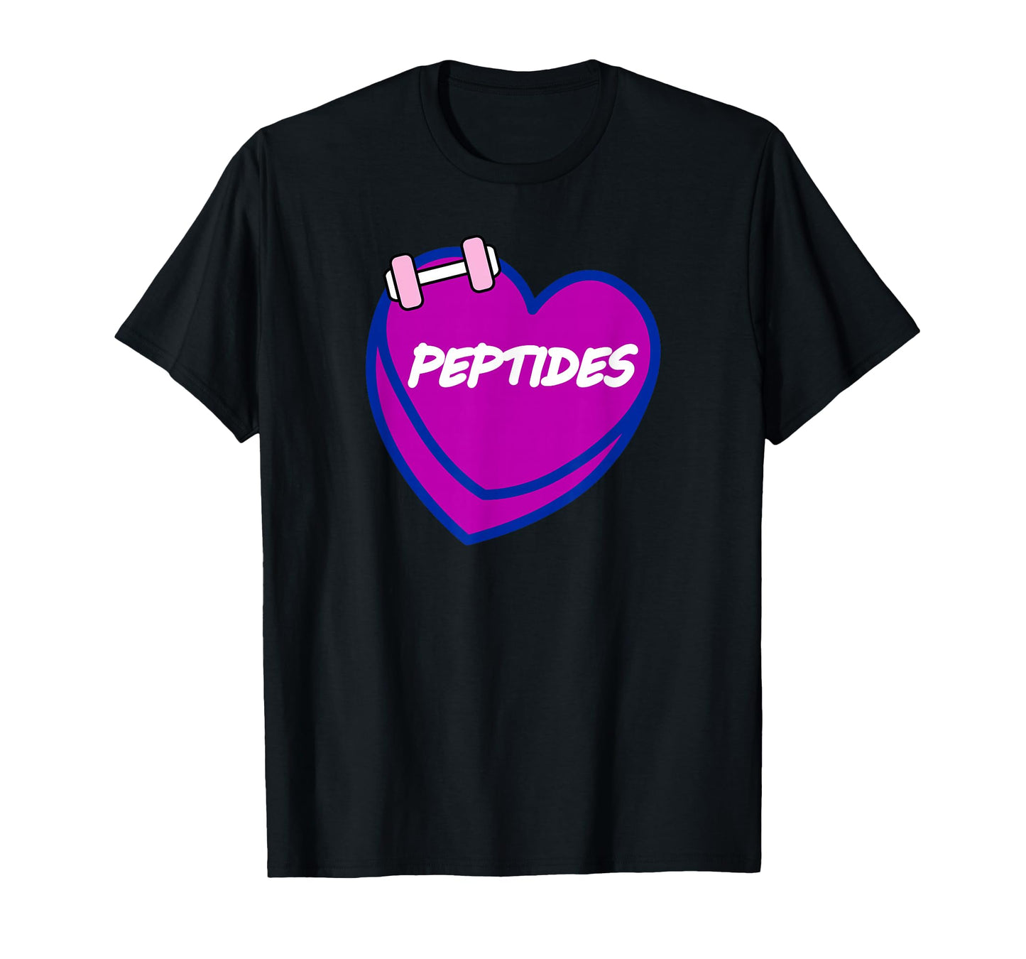 Valentines Day Candy Sweet Hearts Love Peptides T-Shirt