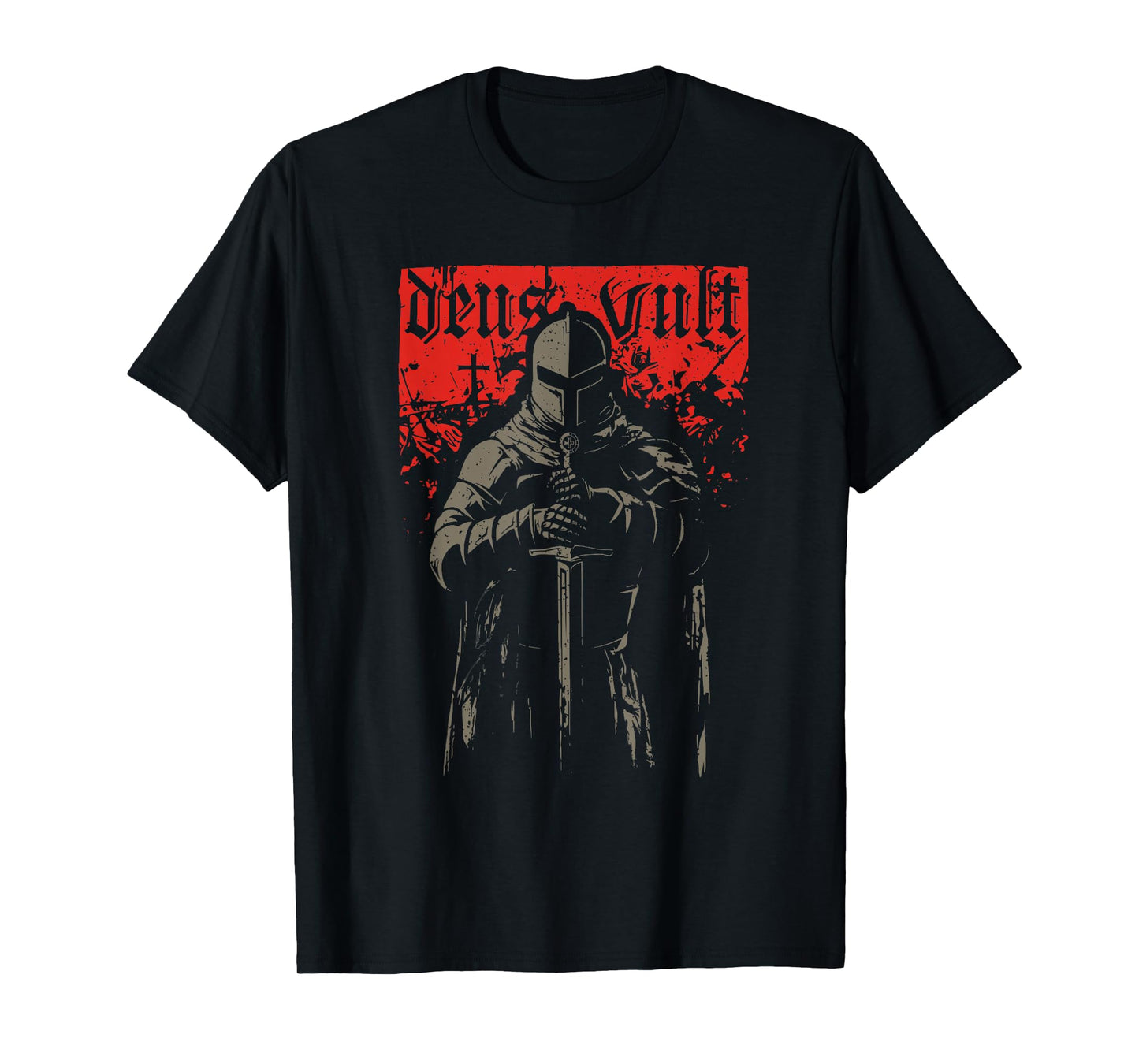 Deus Vult Knights Templar Crusades T-Shirt