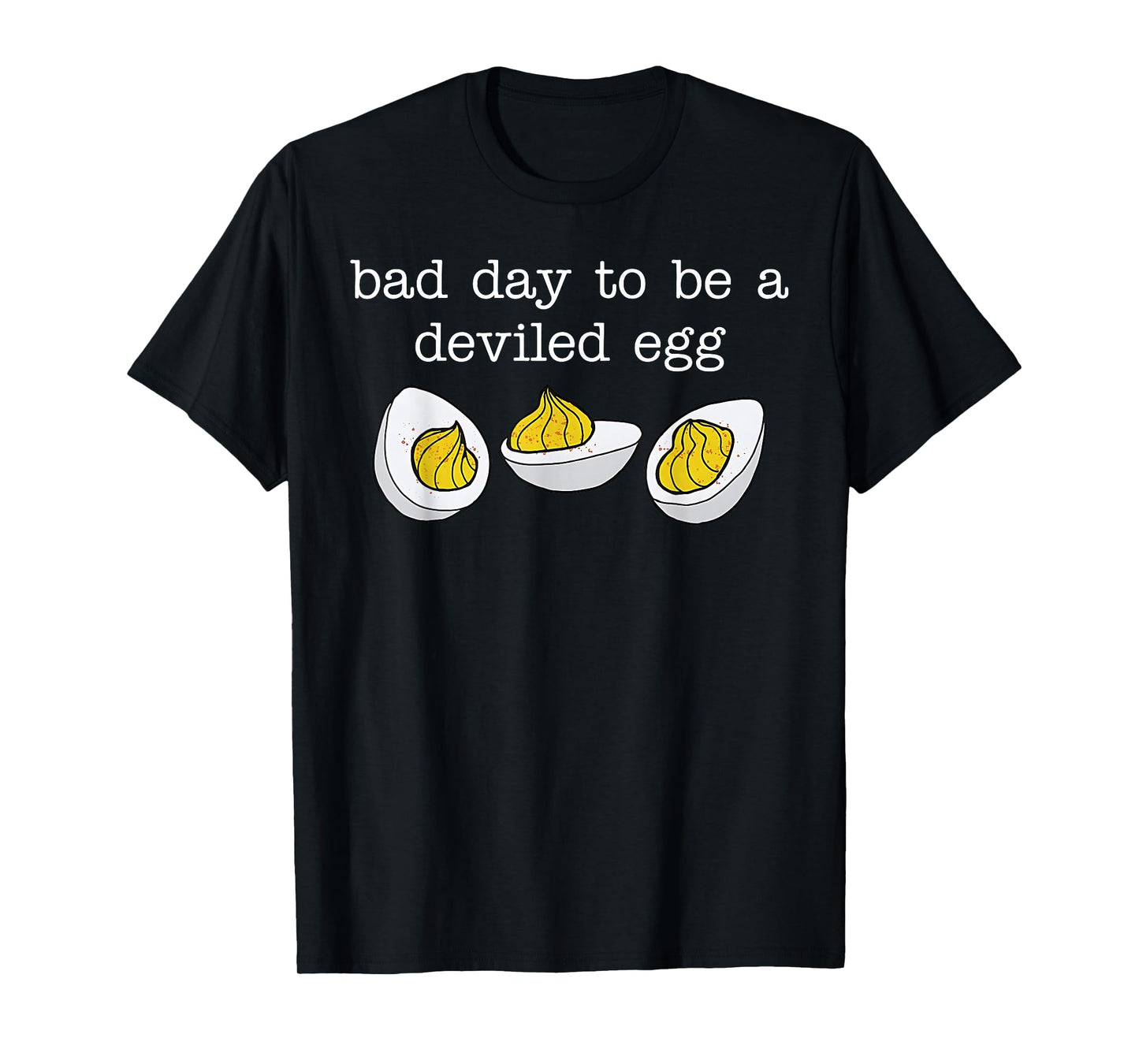 Retro Funny Thanksgiving Dinner Bad Day to Be a Deviled Egg T-Shirt