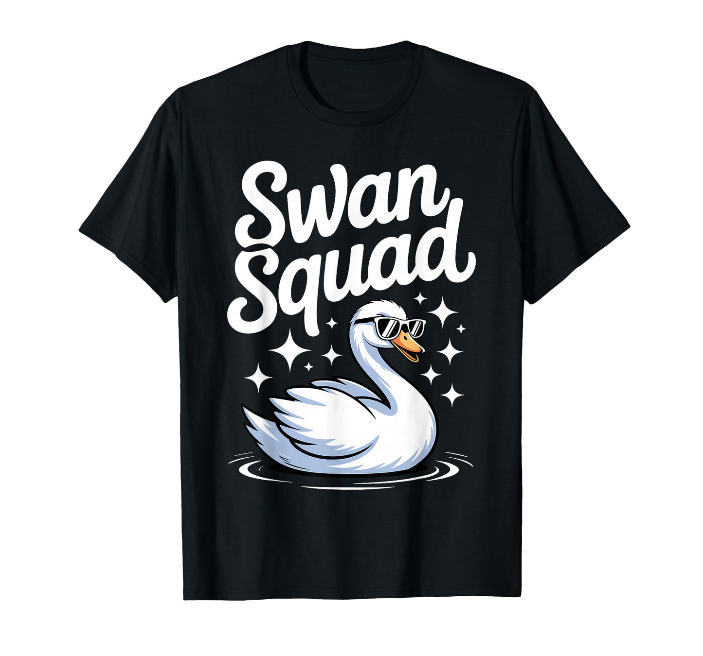 Funny Swan Design for Men Women Toddlers Animal Swan Lover T-Shirt