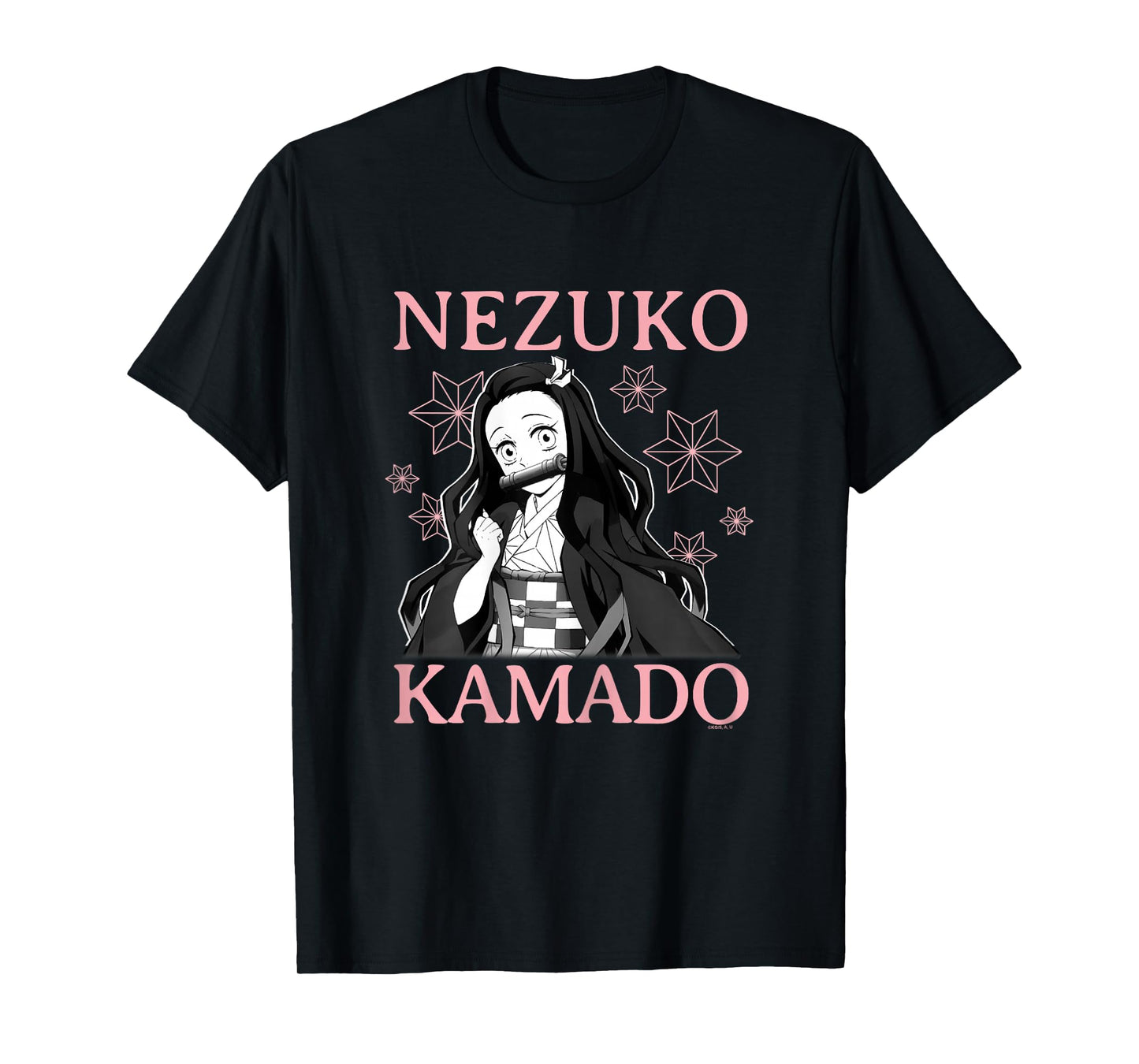 Demon Slayer: Kimetsu no Yaiba Nezuko Pink Kawaii T-Shirt