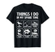 Things I Do in My Spare Time Fishing Boys Funny Fisherman T-Shirt
