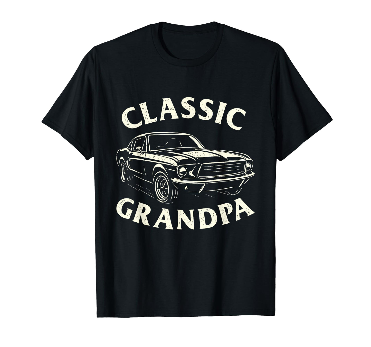 Classic Grandpa - Grandfather Papa Classic Car Lover T-Shirt