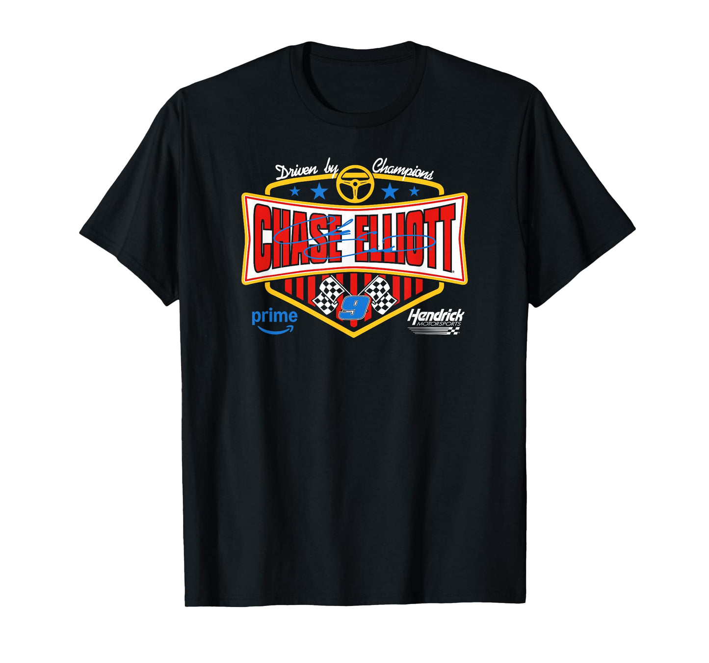 Hendrick Motorsports Officially Licensed Black T-Shirt