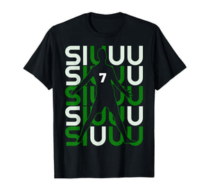 Siuuuu Funny Soccer Present for Soccer Lovers Fan Kid's Boys T-Shirt