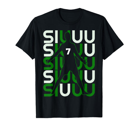 Siuuuu Funny Soccer Present for Soccer Lovers Fan Kid's Boys T-Shirt