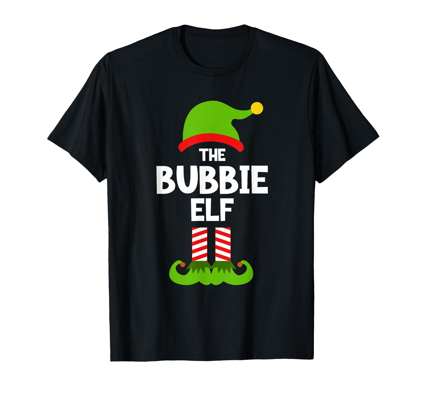 I'm The Bubbie Elf Christmas Family Pajama Funny T-Shirt
