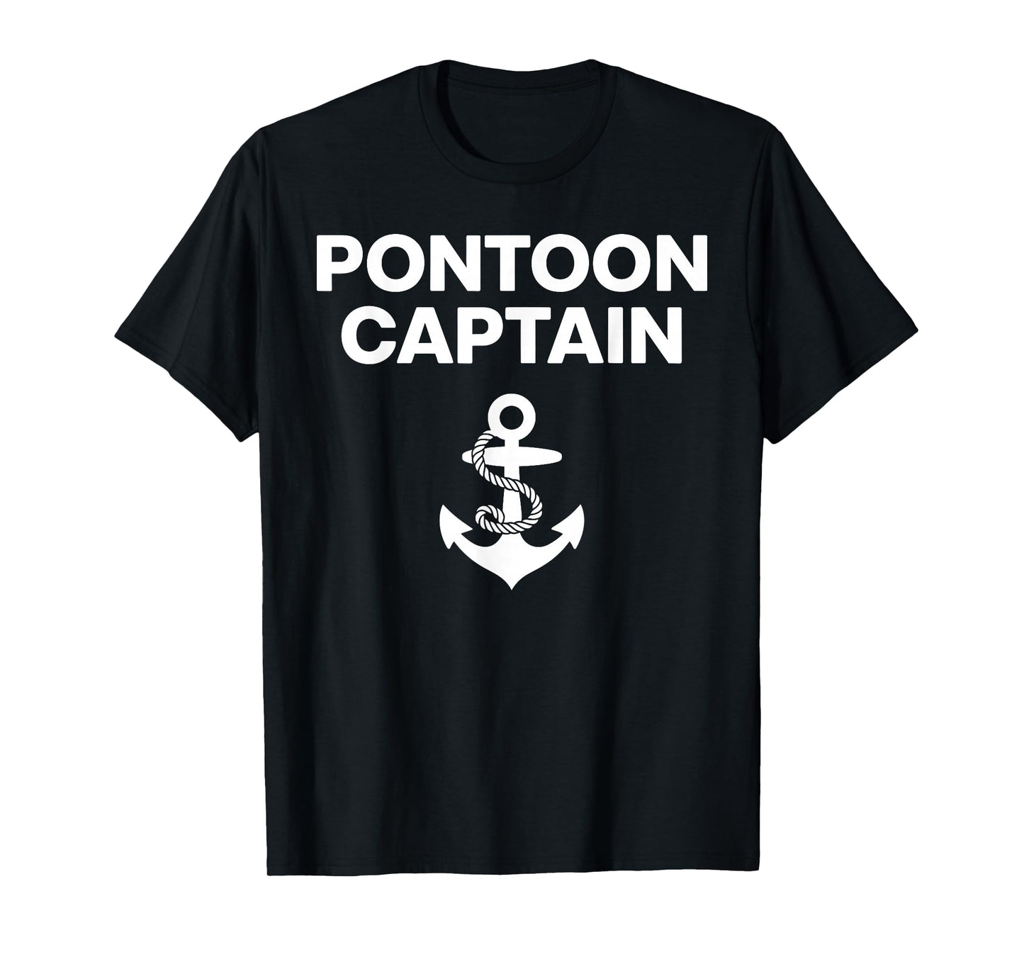 Funny Pontoon Captain Art for Men Women Pontoon Boat Captain T-Shirt