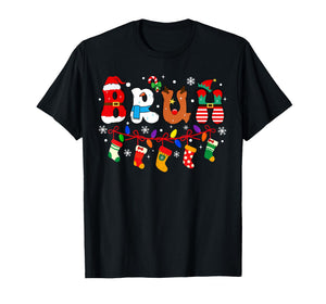 Bruh Funny Christmas Teens Boys Kids Xmas Pajamas 2025 T-Shirt