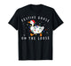 Retro Funny Festive Goose On The Loose Christmas Humor T-Shirt