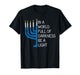 Be a Light Inspiring Hanukkah Jewish Menorah Chanukah Pajama T-Shirt