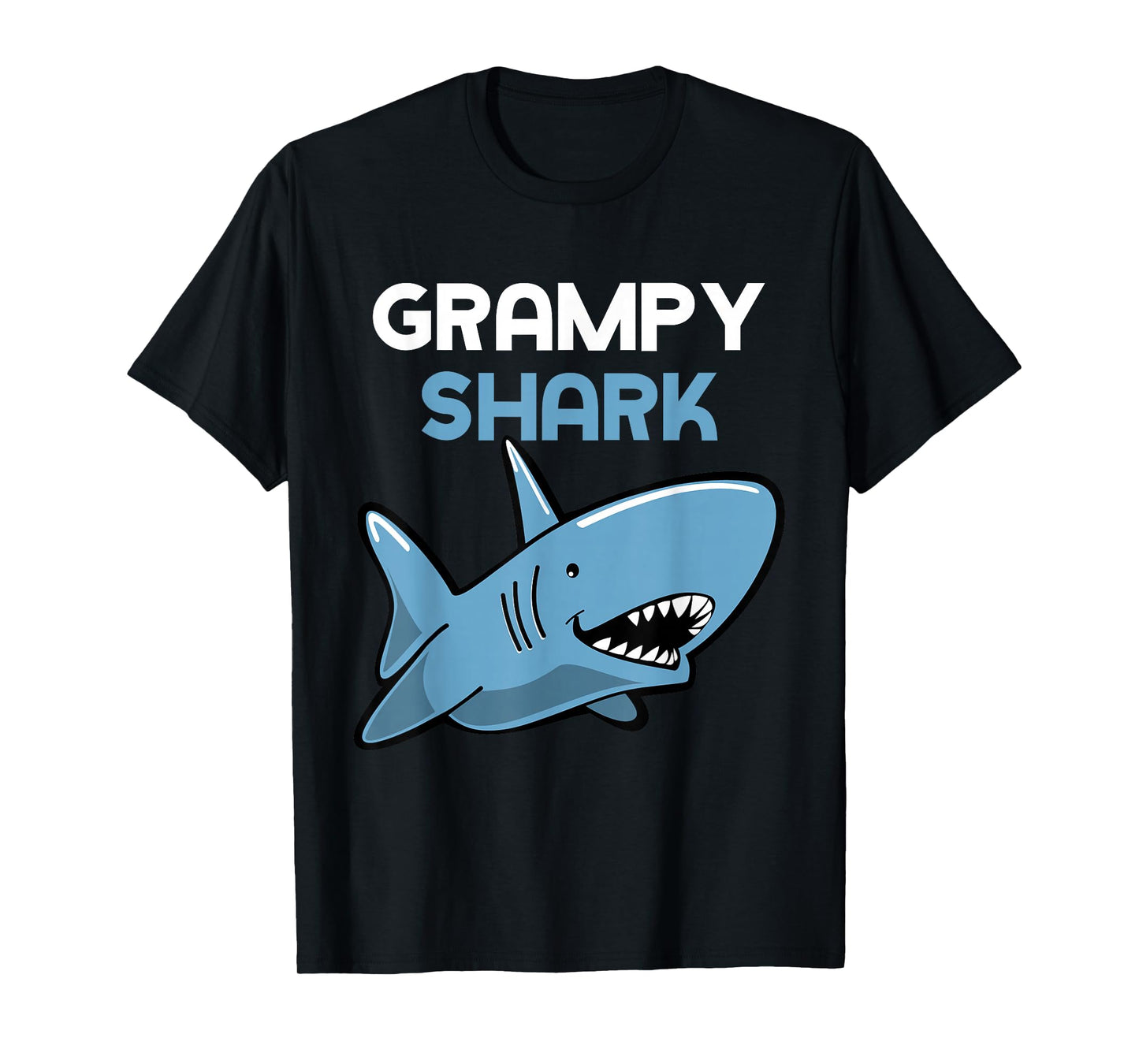 Grampy Shark Cool Funny Family T-Shirt