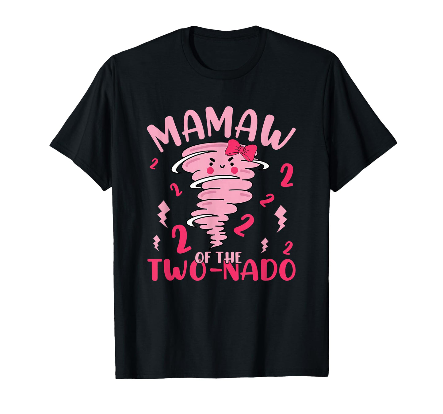 Mamaw of The Two-nado Tornado Theme 2nd Birthday Party T-Shirt