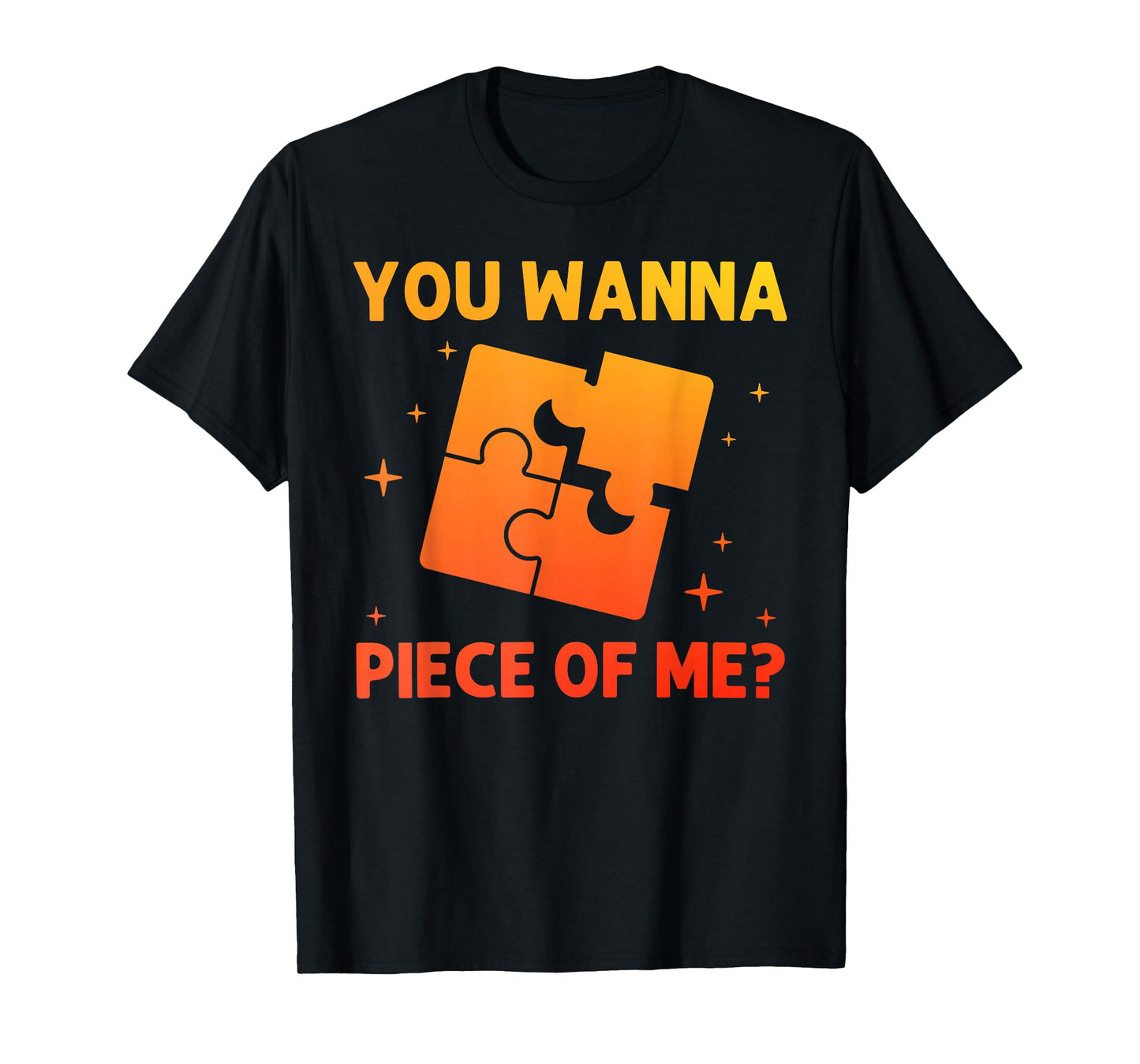 Funny Jigsaw Puzzle Design for Men Women Adults Puzzle Lover T-Shirt