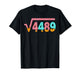 67 Ice Cream Drip Meme Square Root 4489 Slang Math Teacher T-Shirt