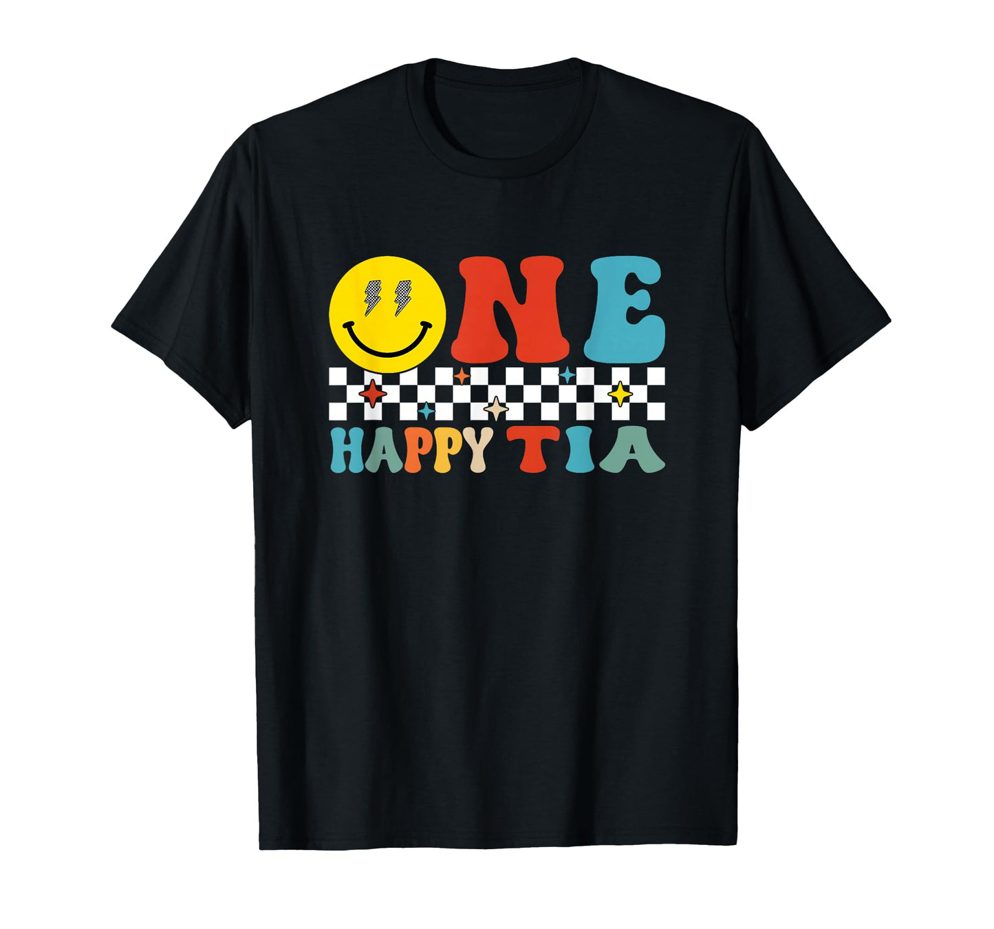 One Happy Dude Tia 1st Birthday Family Matching T-Shirt