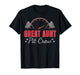 Great Aunt Pit Crew Race Car Driver Birthday Party Racing T-Shirt