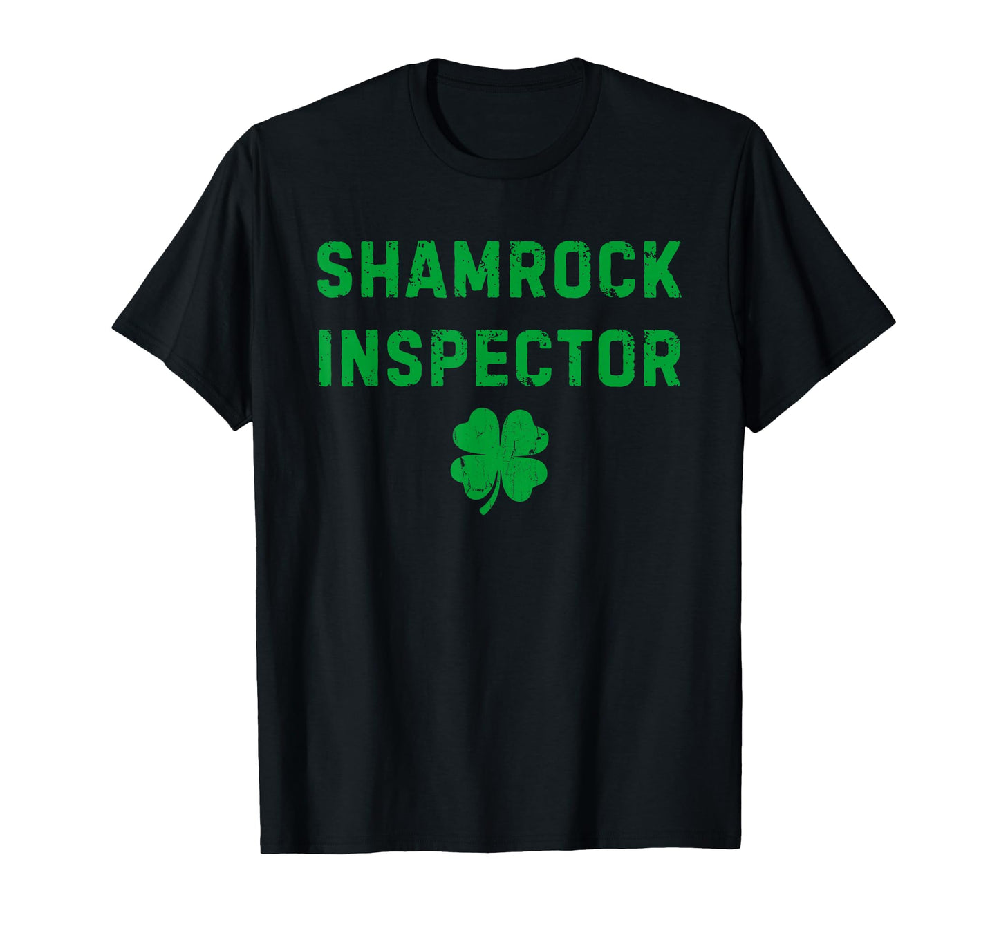 Shamrock Inspector Funny St Patricks Day Couple T-Shirt