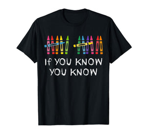 Funny Six Seven 6 7 Meme Tally Marks Crayons Teacher Kids T-Shirt
