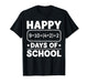 Math Equation Happy 100 Days of School Teacher Kids Funny T-Shirt