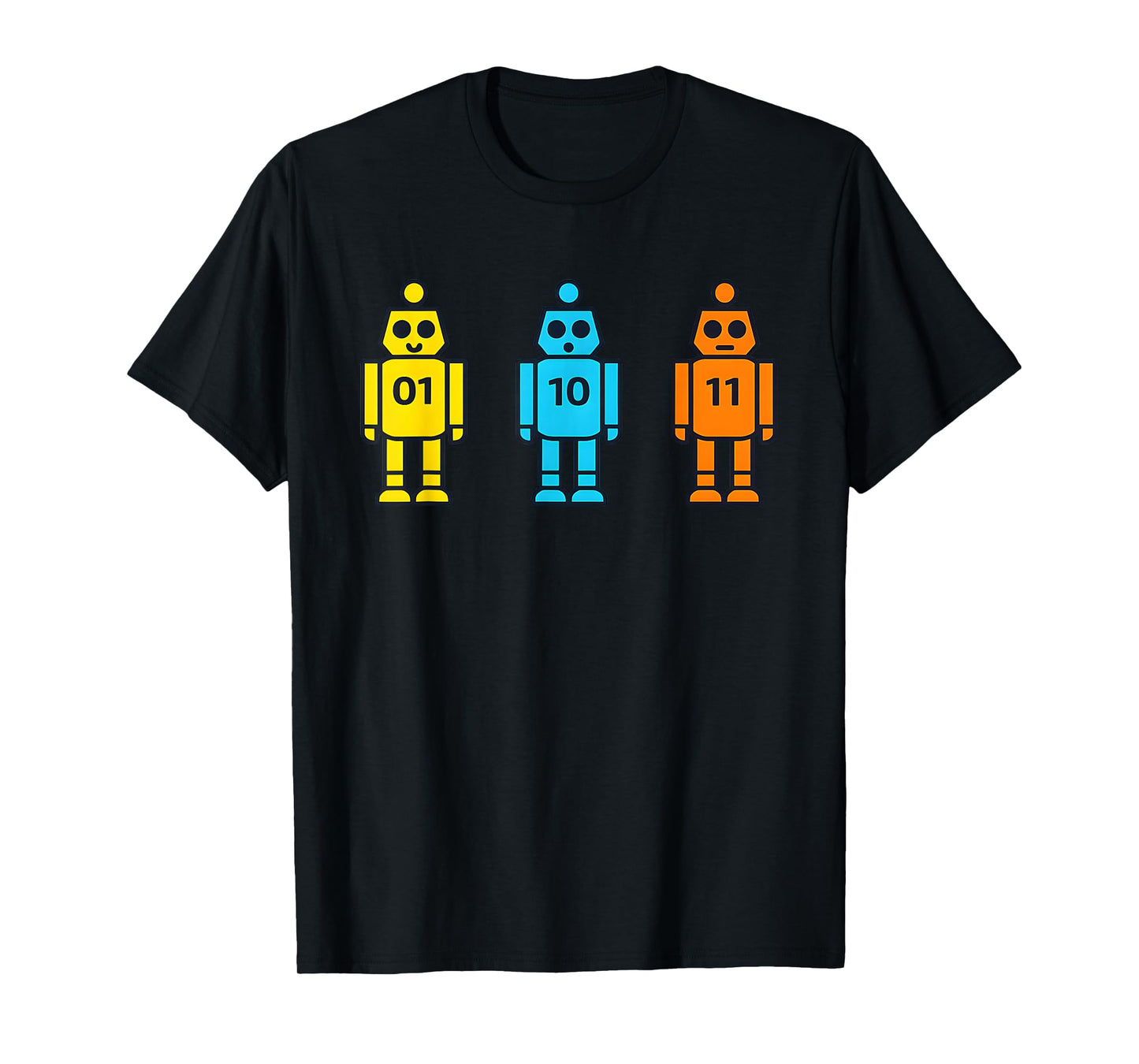Funny Binary Robot T-Shirt