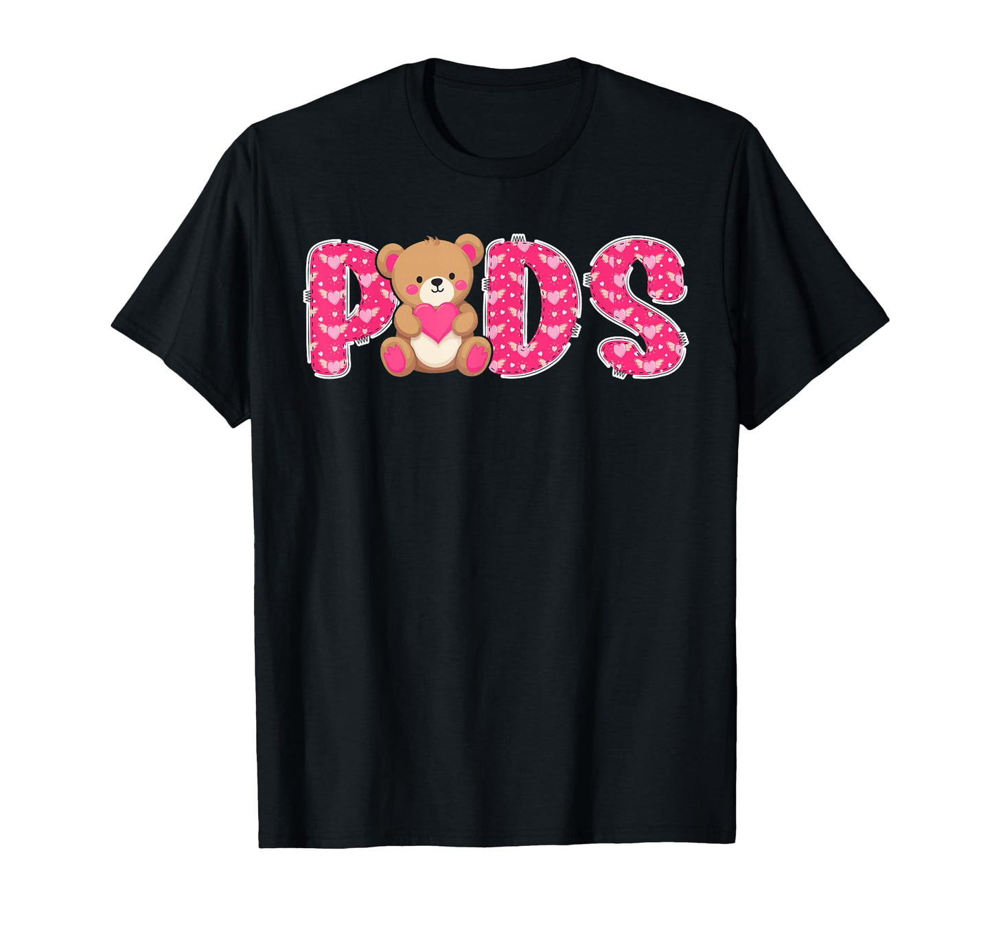 Peds Valentine Pediatric Nurse Valentines Day Peds Nurse T-Shirt
