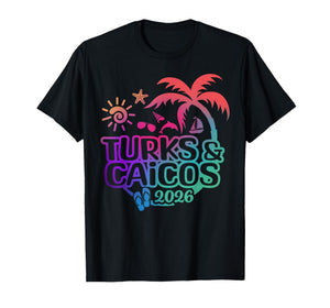 Turks-and-Caicos 2026 Cruise Vacation Family Summer Tie Dye T-Shirt