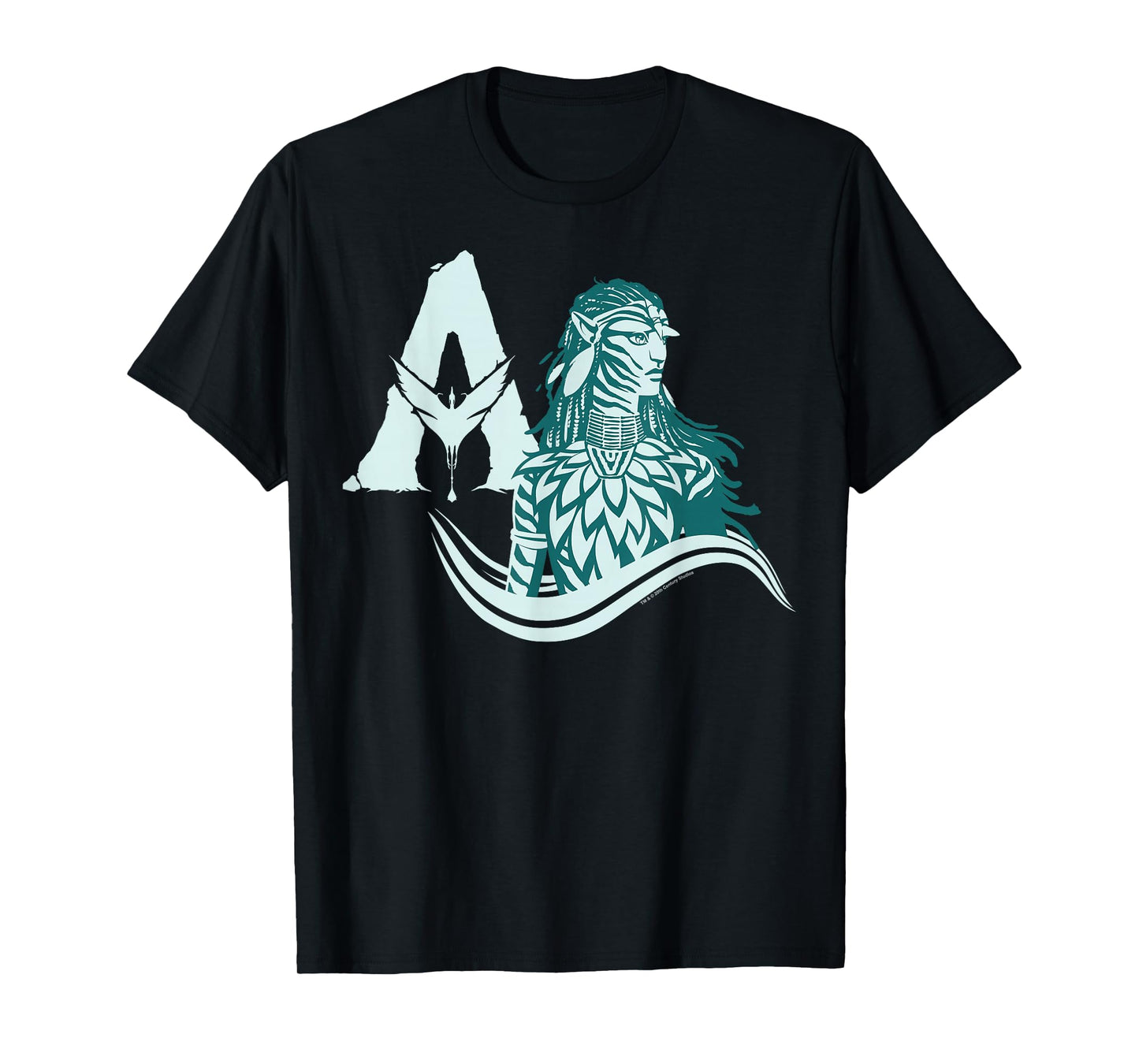Avatar: Fire and Ash Neytiri Avatar Distressed Logo T-Shirt