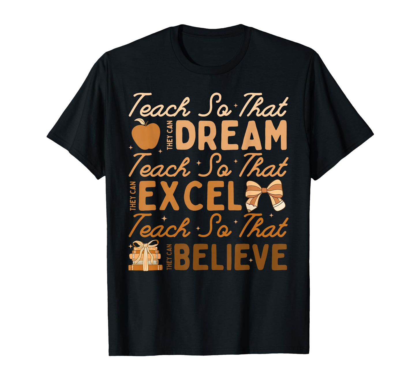 Black History Month African American Teacher Melanin Women T-Shirt