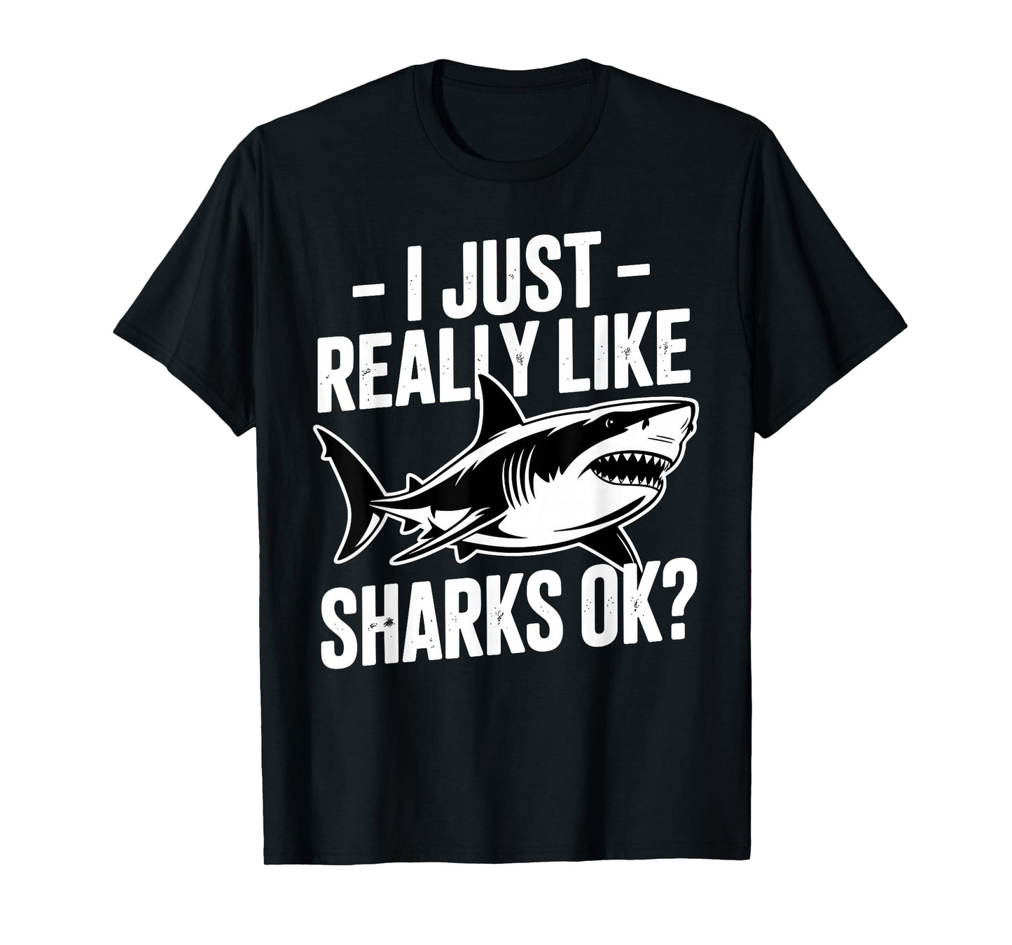 Cool Shark Art for Men Women Great White Hammerhead Shark T-Shirt